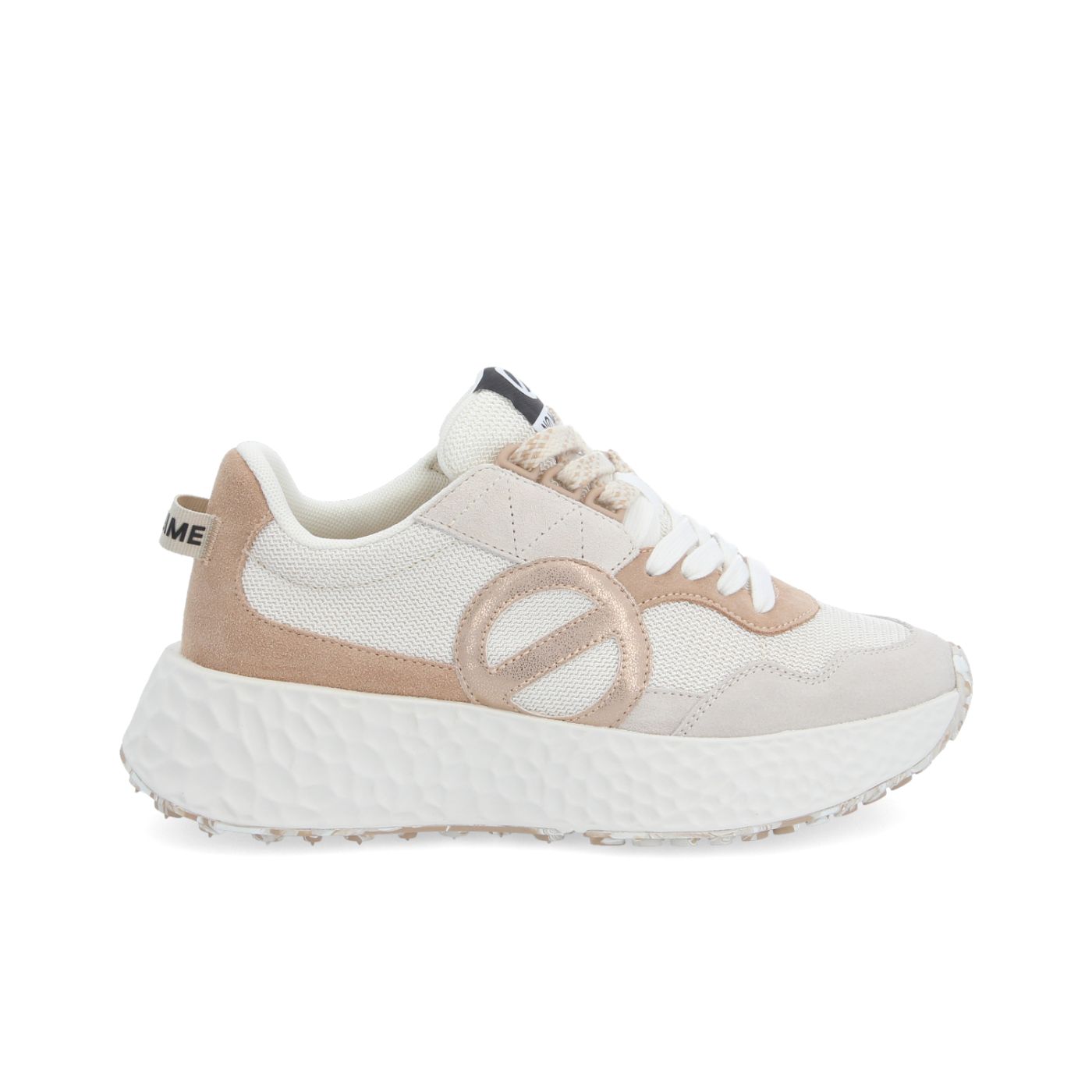 CARTER JOGGER W - SUEDE/KNIT/SUED - BLANC CASSE/BEIGE
